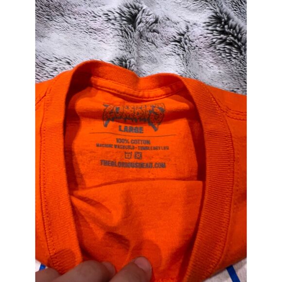 Flatbush Zombies Orange Psilocybin Shirt Large Limited Edition - Picture 2 of 3